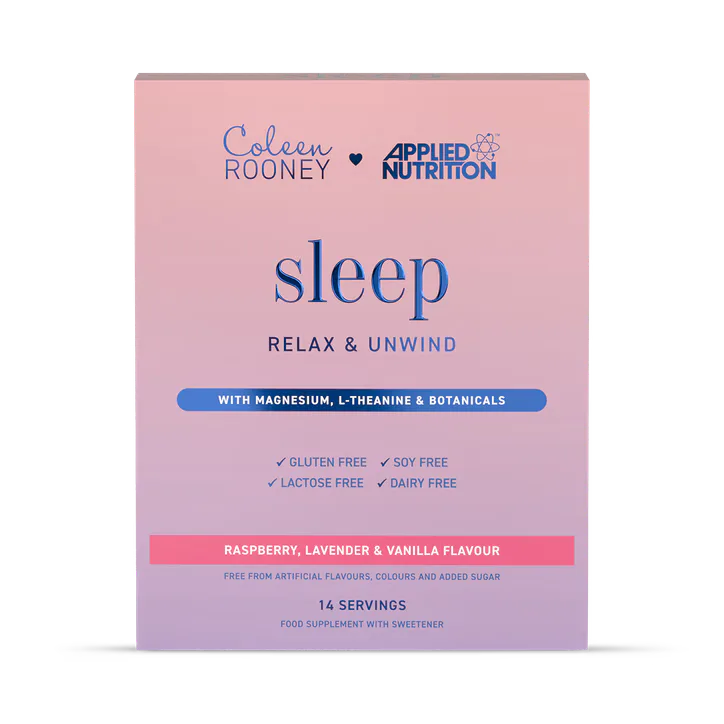 Applied Nutrition Coleen Rooney Sleep Relax and Unwind Raspberry, Lavender & Vanilla 14 x 9g Sachets
