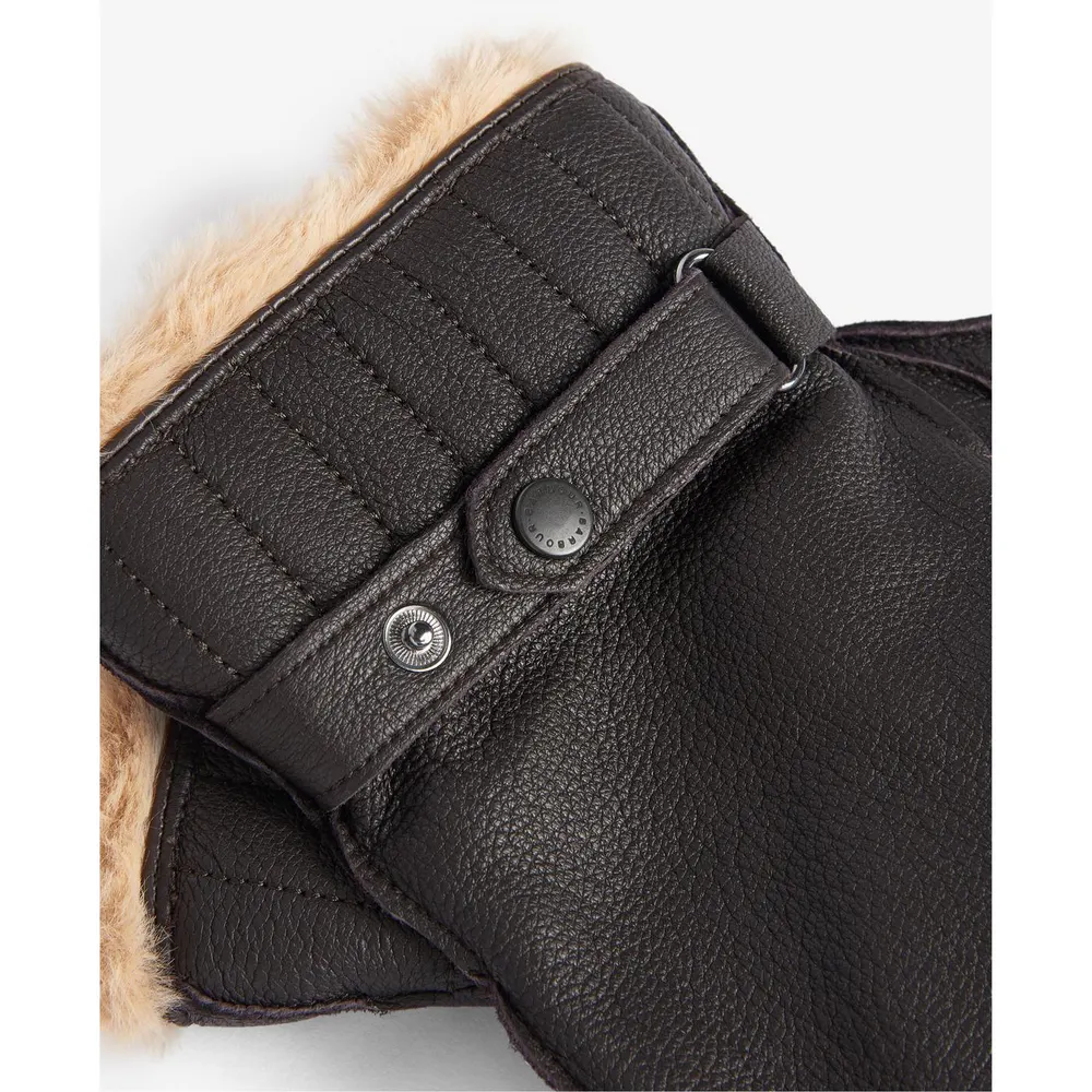 Barbour Leather Utility Gloves detail 2