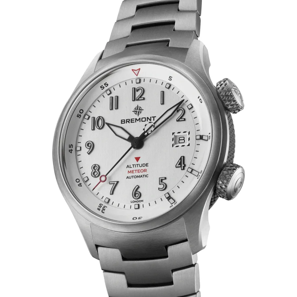 Bremont Altitude MB Meteor Automatic 42mm Unisex Watch Silver in Silver, additional product view 3