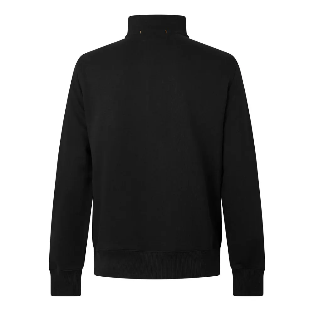 Parajumpers Para 1/4 Zip Fleece Sn64 in Black 0541, additional product view 2