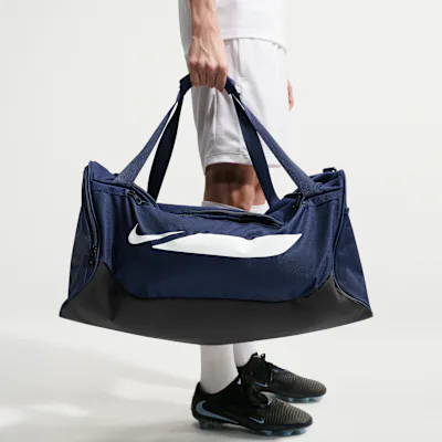 Nike Academy Football Duffel Bag (Medium, 60L) - Midnight Navy/Black/White