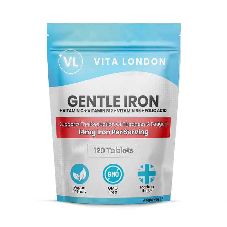 Vita London Gentle Iron Complex Tablets 14mg 120 Tablets