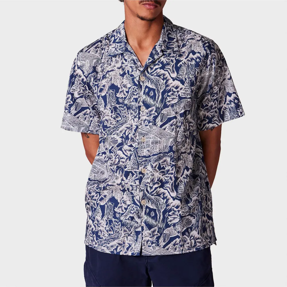 PS Paul Smith Men's Short Sleeve Patterned Tailored Fit Shirt detail 3