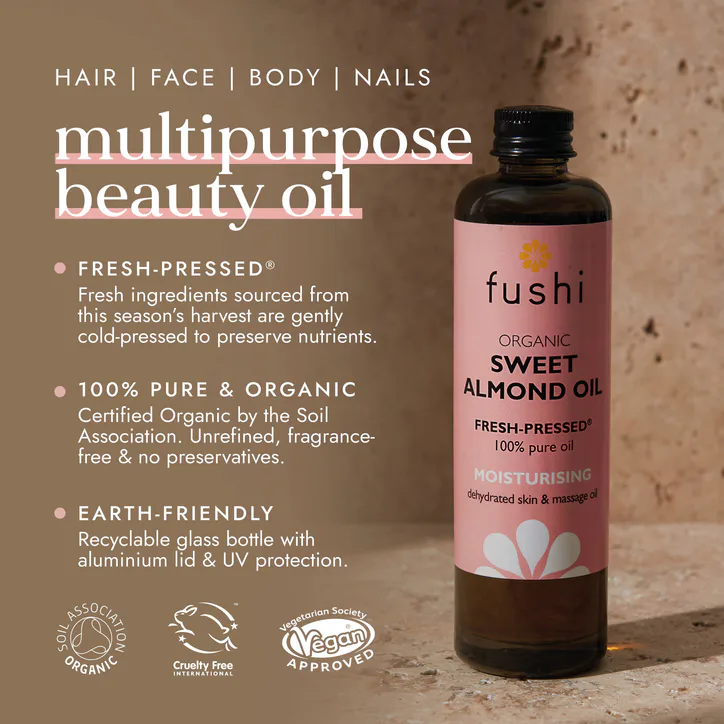 Fushi Organic Sweet Almond Oil 100ml detail 2