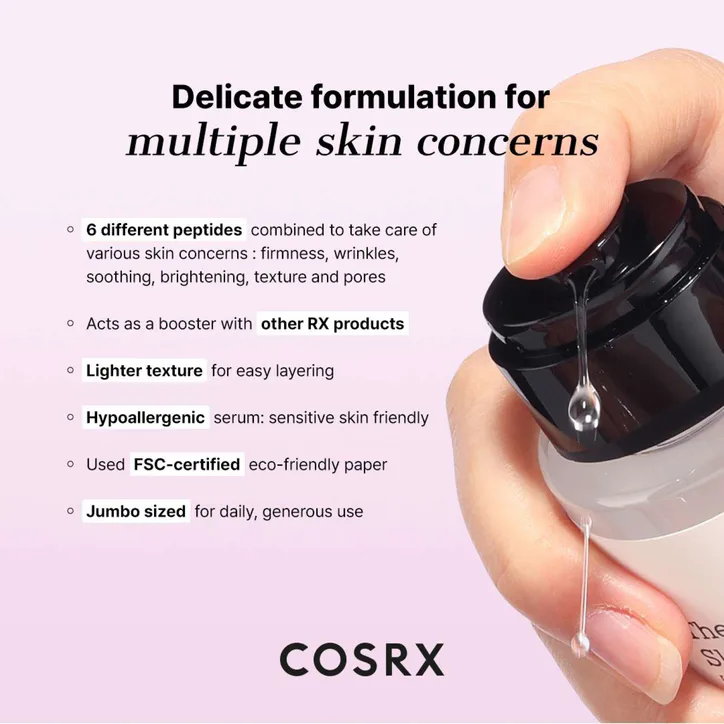 COSRX The 6 Peptide Skin Booster Serum 150ml detail 3