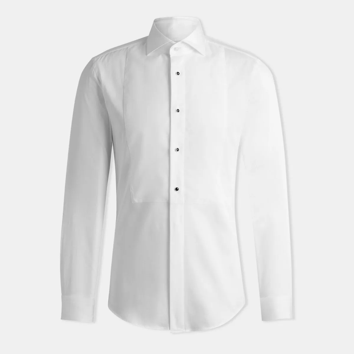 Boss Men's H-Hank-Tux3 Black Long Sleeve Tailored Fit Dress Shirt