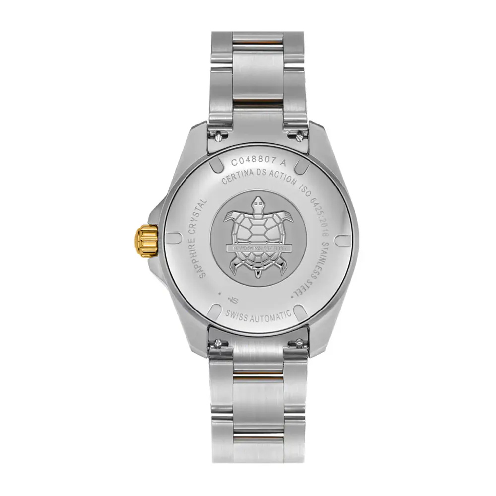 Certina DS Action Diver 38mm Powermatic 80, Bicolour in Blue, additional product view 3