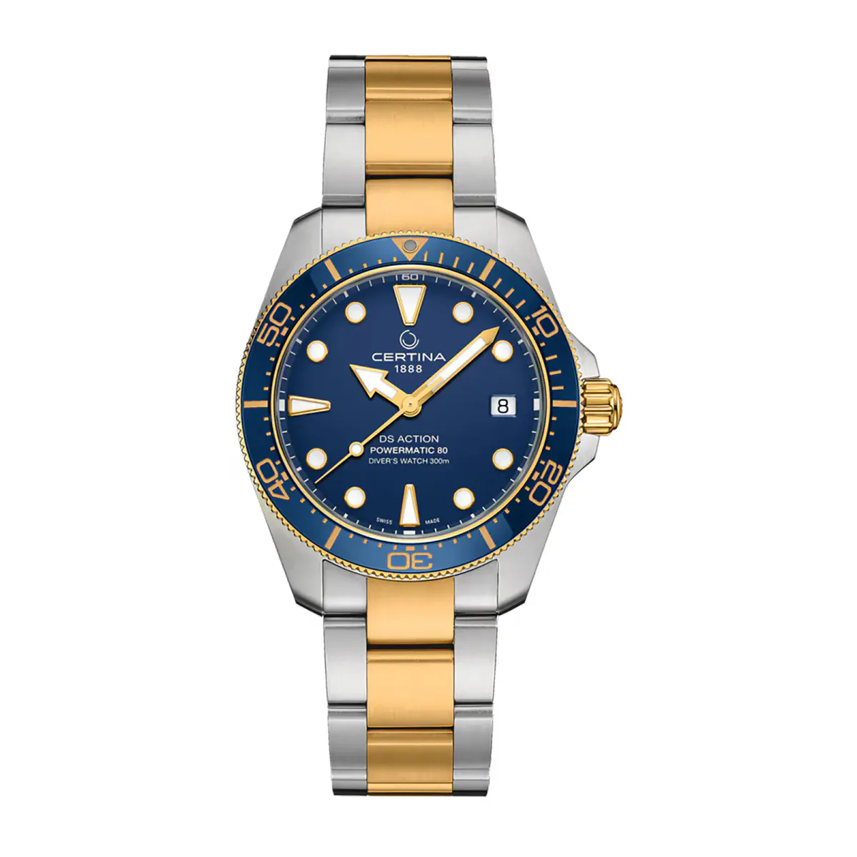 Certina DS Action Diver 38mm Powermatic 80, Bicolour