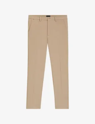 BOSS Slim-Fit Straight-Leg Stretch-Woven Trousers - 34/34