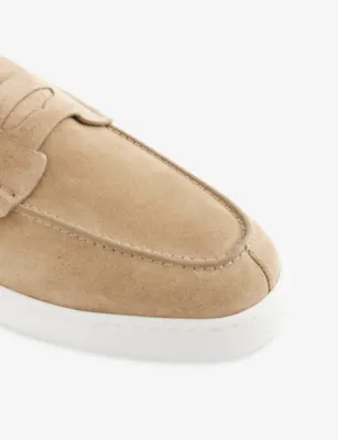 CHRISTIAN LOUBOUTIN The Harold I Flat Suede Loafers - EUR 43 / 9 UK MEN in SAHARIENNE, additional product view 2