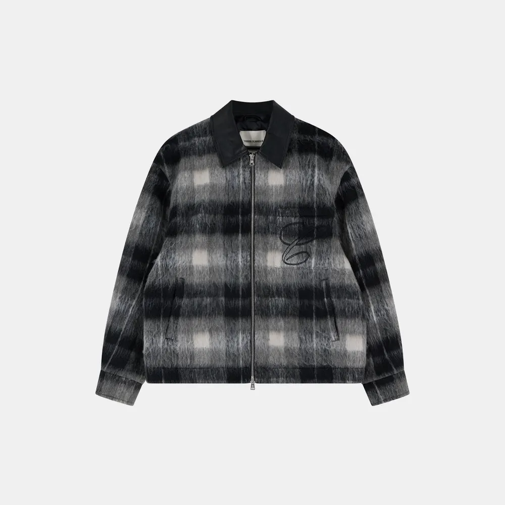 The Couture Club Men's Check Coach Jacket