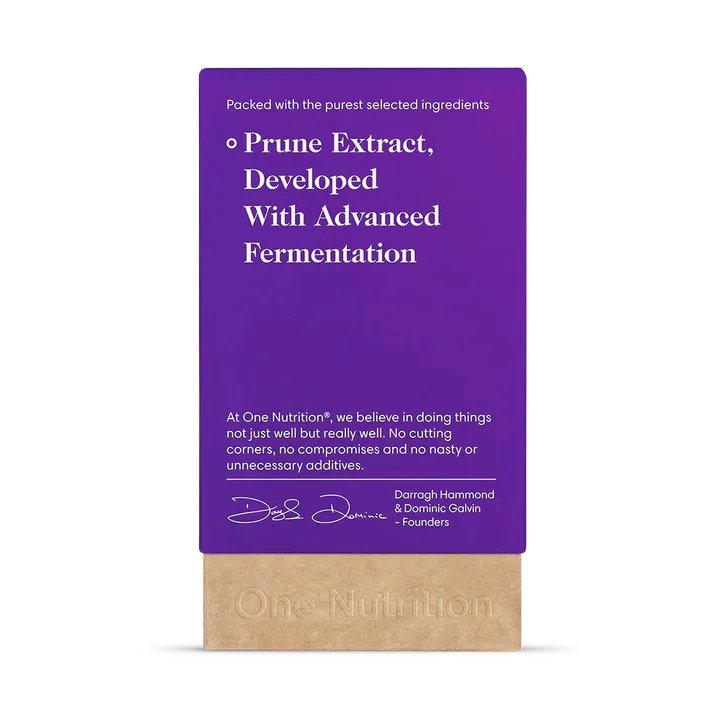 One Nutrition Prune Ease 50's detail 2