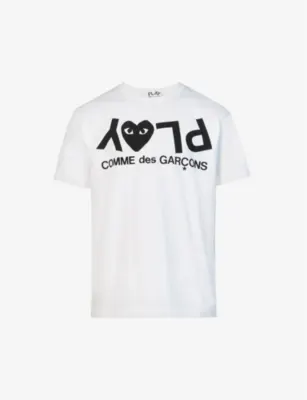 COMME DES GARCONS PLAY Logo-print cotton-jersey T-shirt
