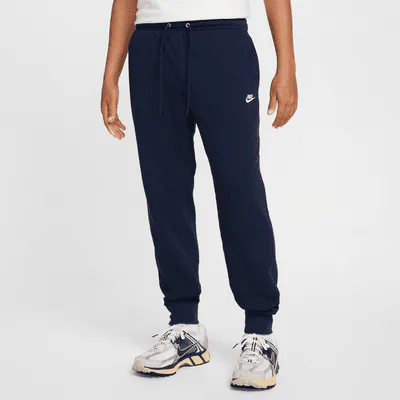 Nike Club Men's French Terry Joggers - Obsidian/Obsidian/White