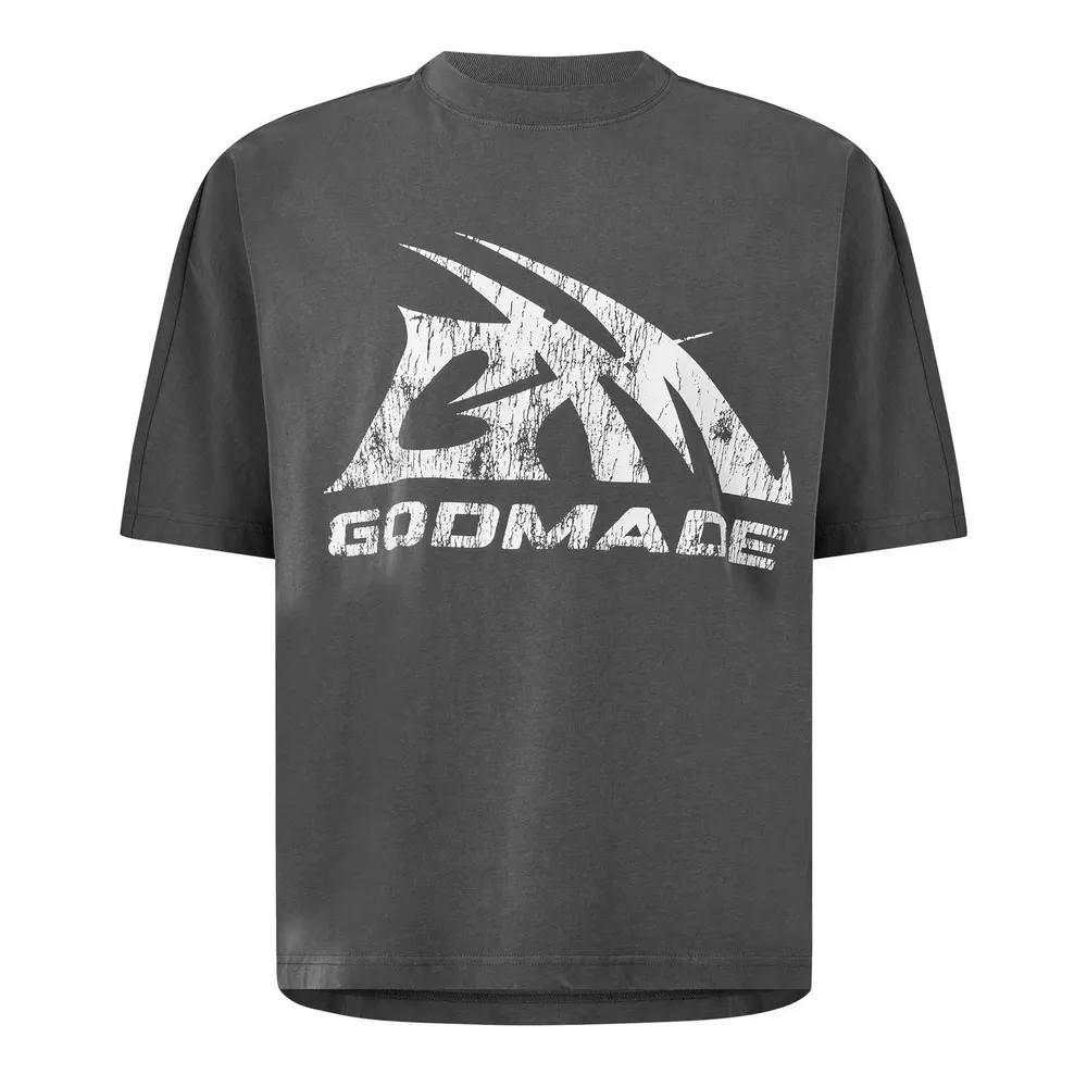 God Made Men's T-Shirt in Washed Grey – Clothing