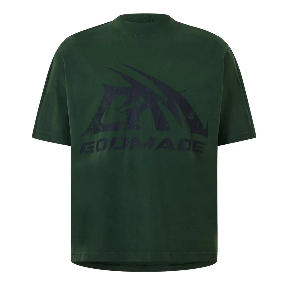 God Made Men's T-Shirt in Wash Green – Clothing