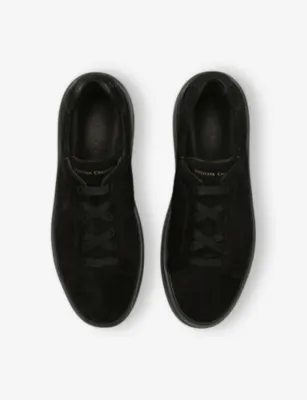 OFFICINE CREATIVE Slouch Suede Low-Top Trainers - EUR 45 / 11 UK MEN in BLACK, additional product view 2