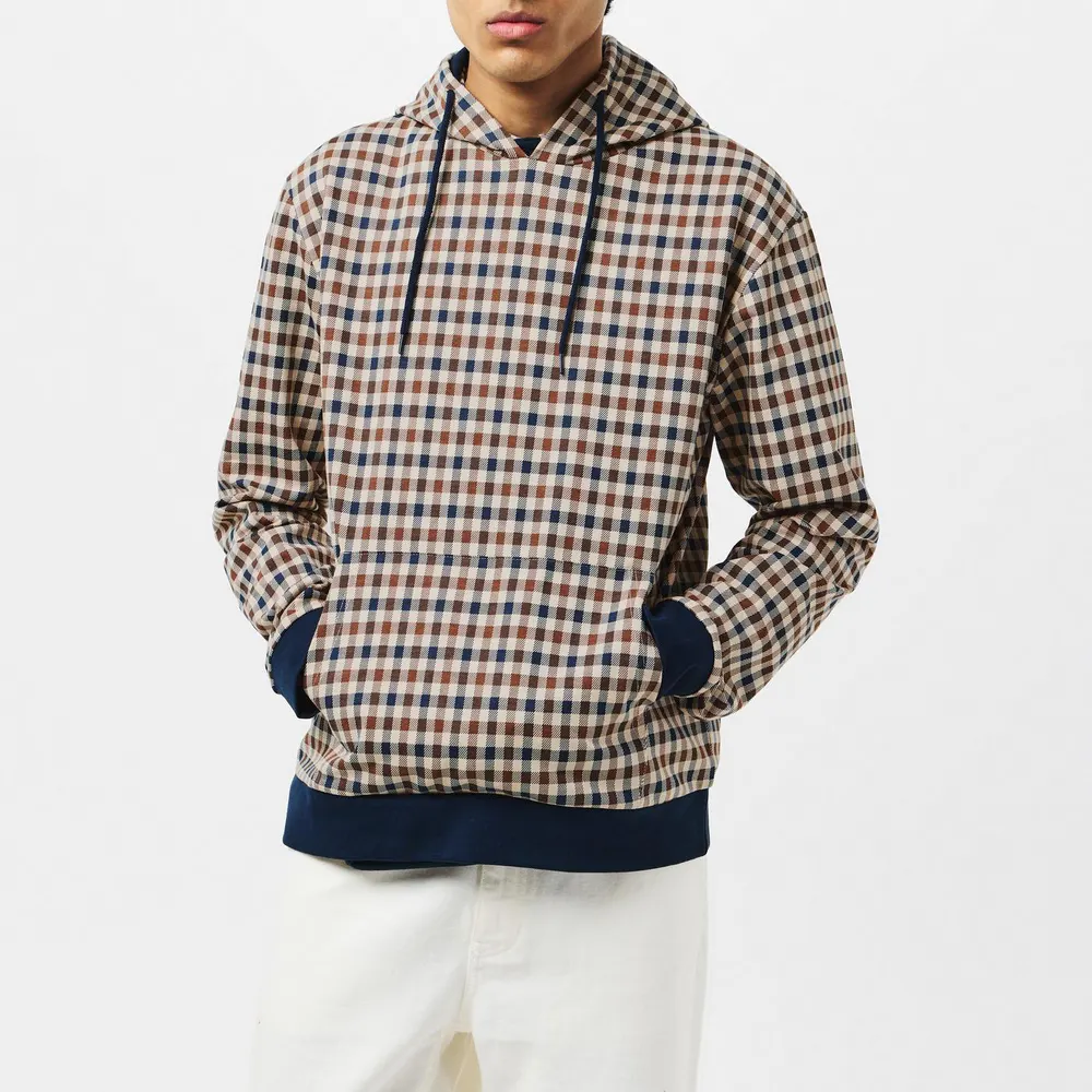 Aquascutum Checked Hoodie detail 3