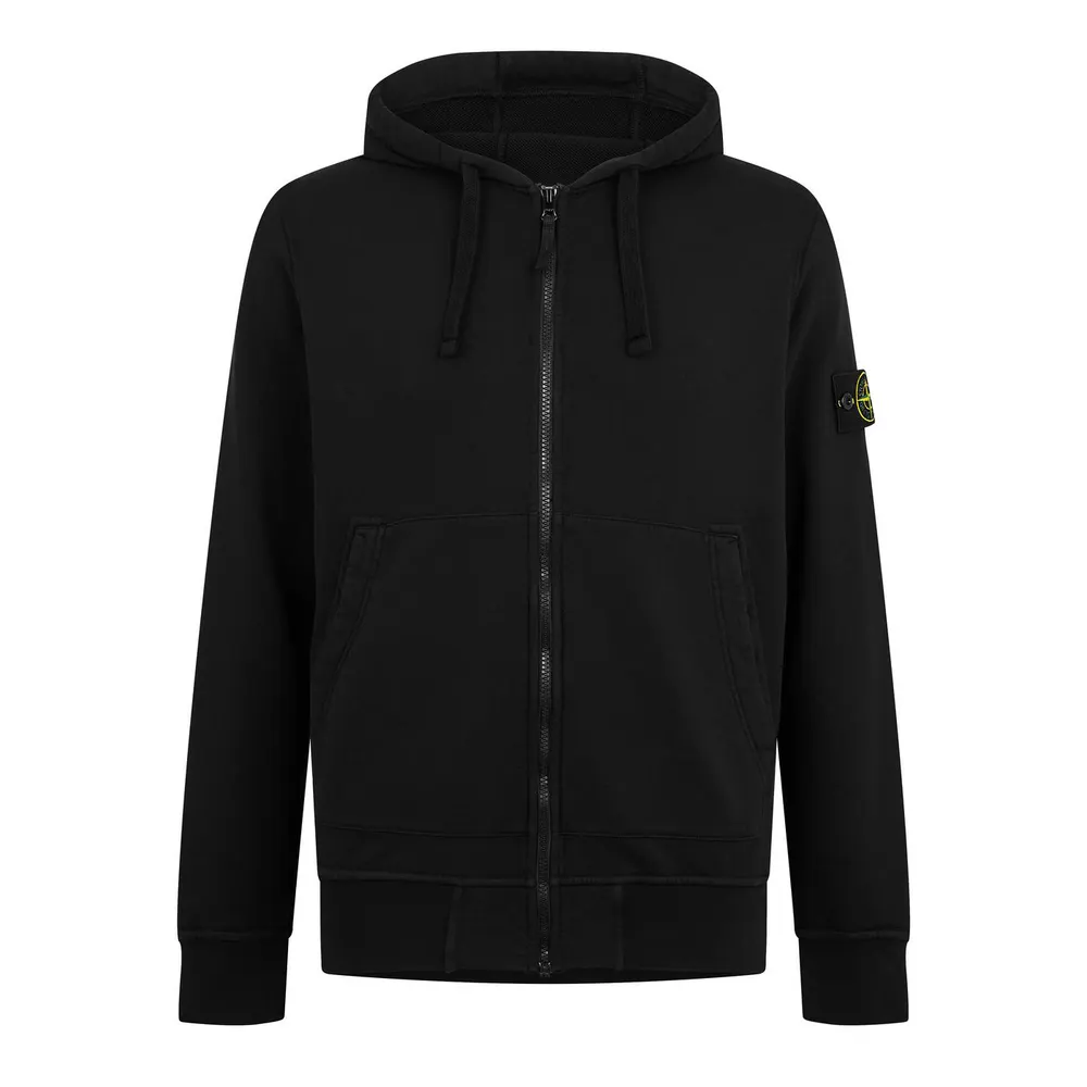 Stone Island Men's Full Zip Hooded Fleece