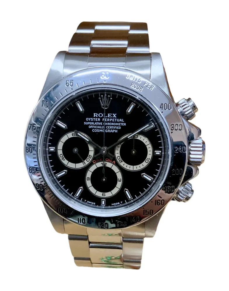 Rolex Daytona 16520 — 1997 — Vintage in Black Baton – Pre-owned watches