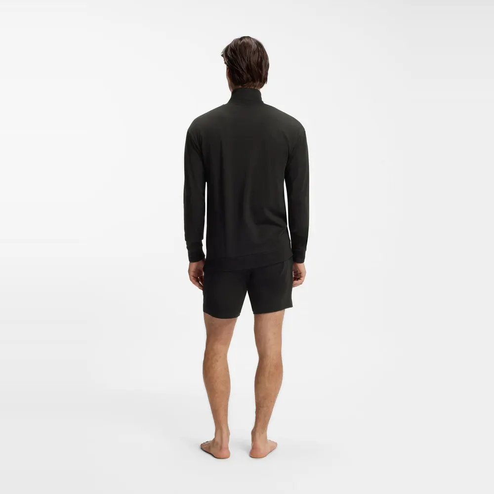 Hugo Men's Laze Cotton Relaxed-Fit Zip Hoodie detail 3