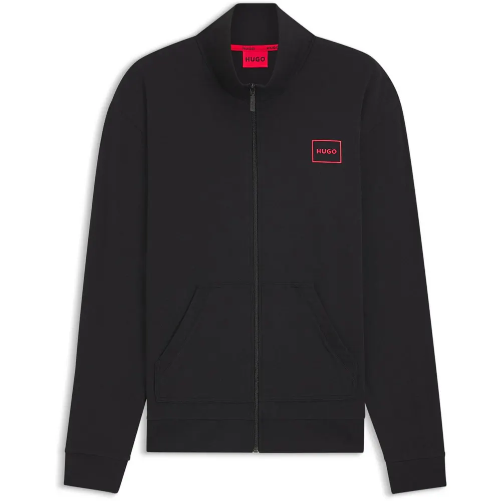 Hugo Men's Laze Cotton Relaxed-Fit Zip Hoodie