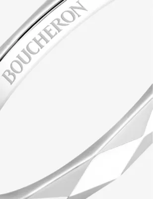 BOUCHERON Facette platinum wedding band - 47mm in SILVER, additional product view 2