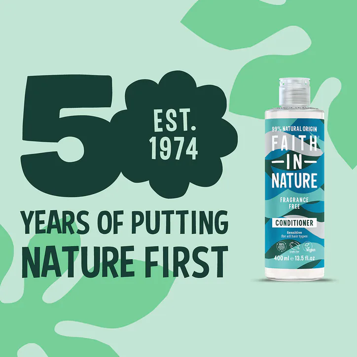 Faith in Nature Conditioner for Sensitive Scalps Fragrance Free 400ml detail 2