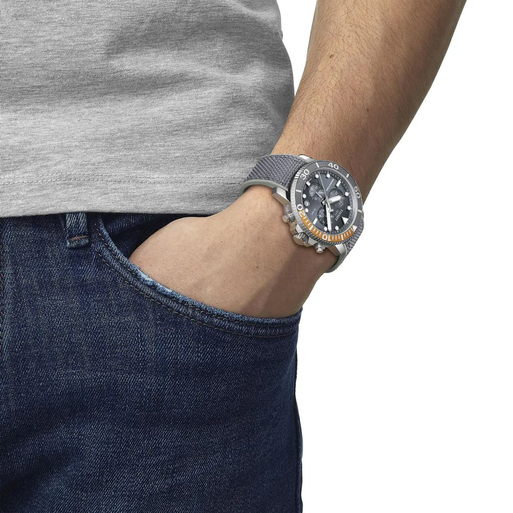 Tissot Men's Seastar Chrono Quartz Analogue Watch detail 2