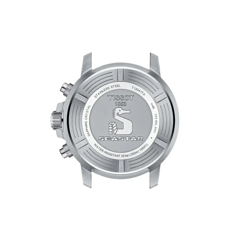 Tissot Men's Seastar Chrono Quartz Analogue Watch detail 3