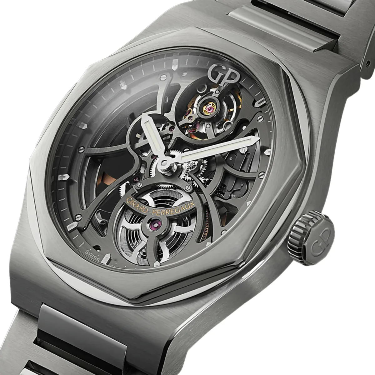 Girard Perregaux Laureato Skeleton 42mm in Skeleton, additional product view 2
