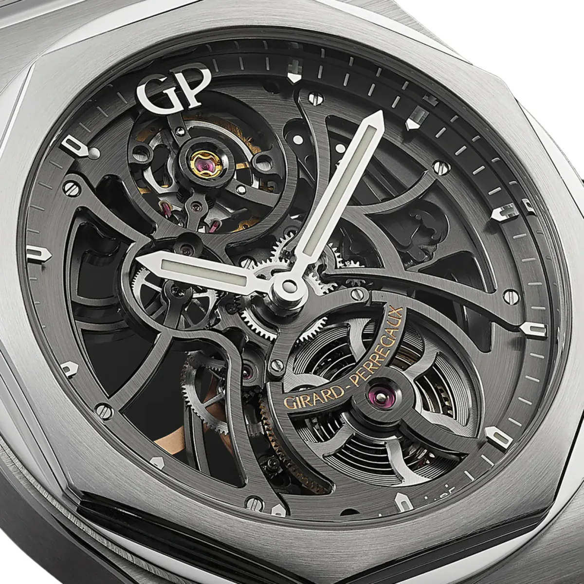 Girard Perregaux Laureato Skeleton 42mm in Skeleton, additional product view 3