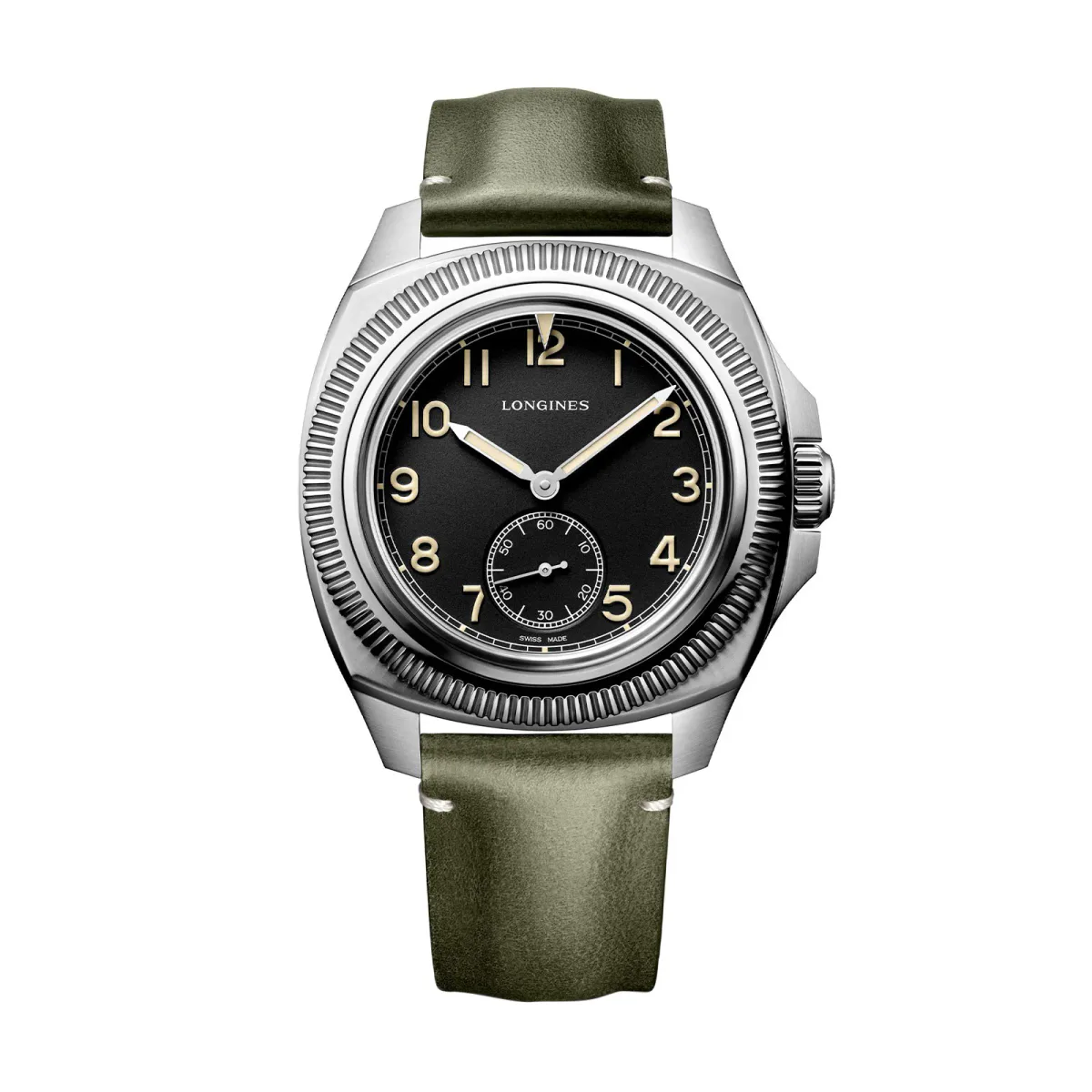 Longines Majetek Black and Green Automatic 43mm Mens Watch