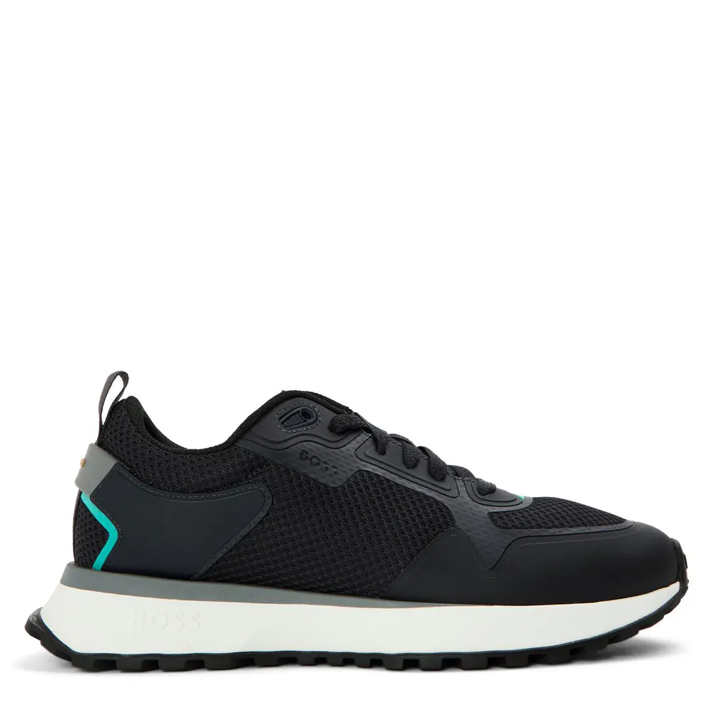 Boss Mens BOSS Reflective Contemporary Trainers with Breathable Mesh (Jonah)