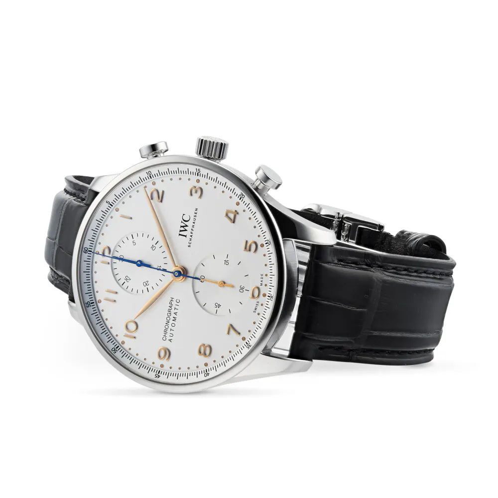 IWC Portugieser Chronograph detail 2