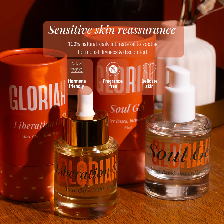 GLORIAH Liberation Oil Vaginal Moisturiser and Multipurpose Oil 40ml, additional product view 2