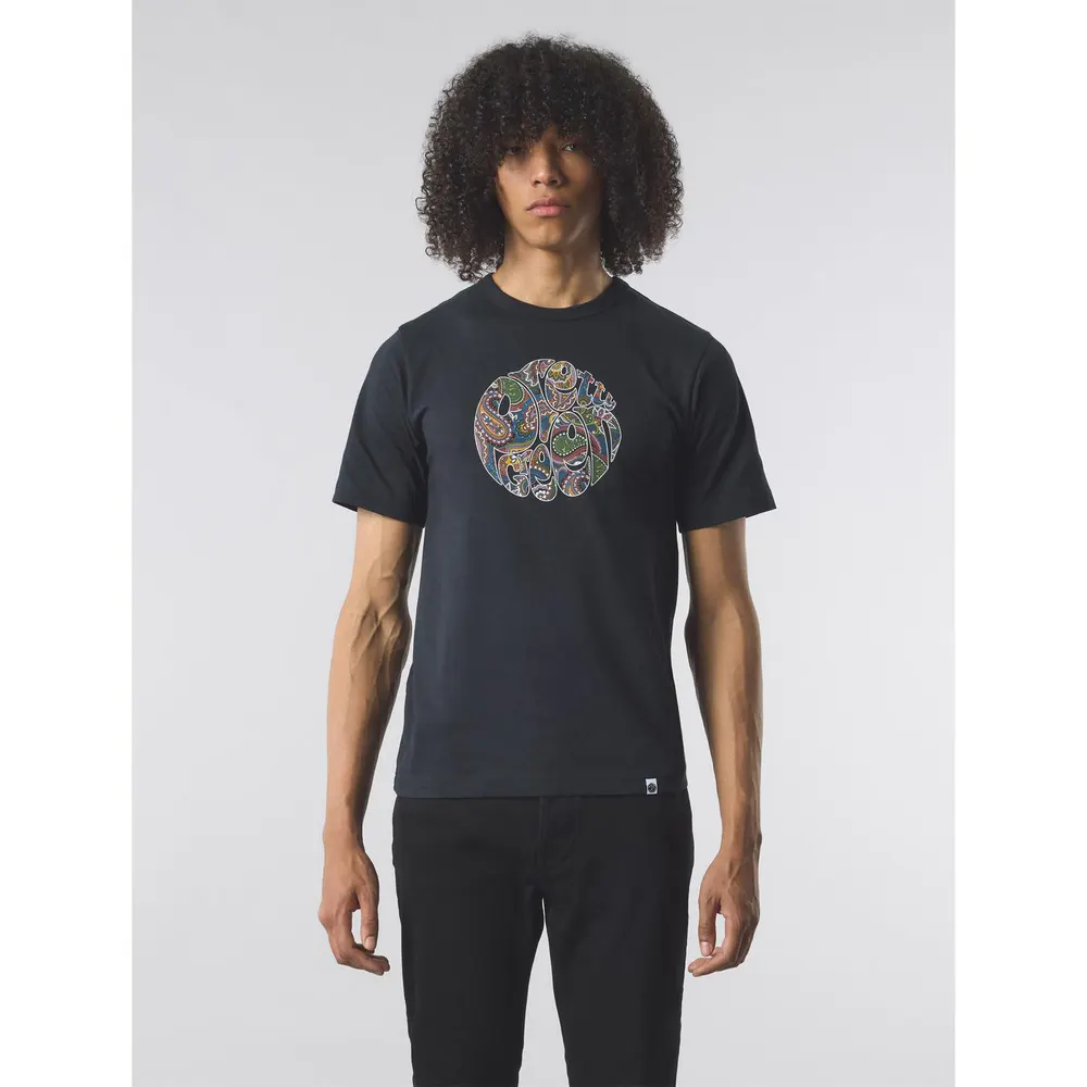 Pretty Green Men's PG House Paisley Regular Fit T-Shirt detail 2