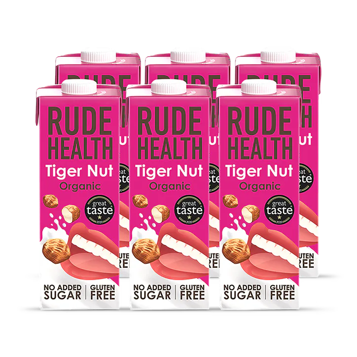 Rude Health Organic Tiger Nut M*lk 6x 1L – Food & Drink > Dairy Free Drinks > Nut Drinks