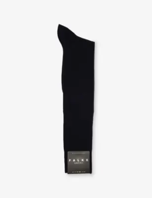 FALKE Aiport Knee-Length Stretch Wool-Blend Socks - 7.5-8