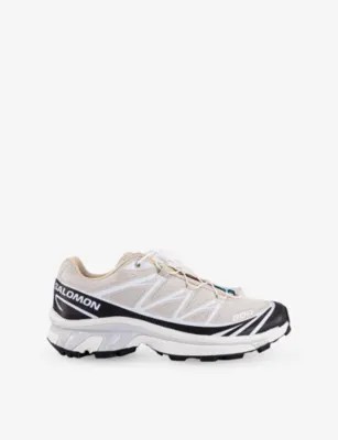 SALOMON XT-6 Woven Trainers - 10.5 in RAINY DAY WHITE – Mens | Trainers | Lace up trainers