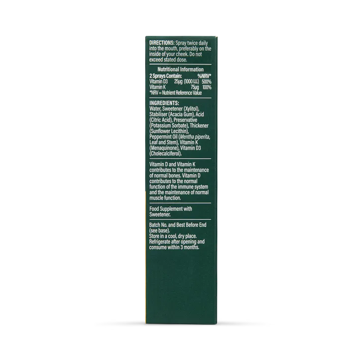 For Him K2 And Vit D Spray Peppermint Flavour 10ml detail 2