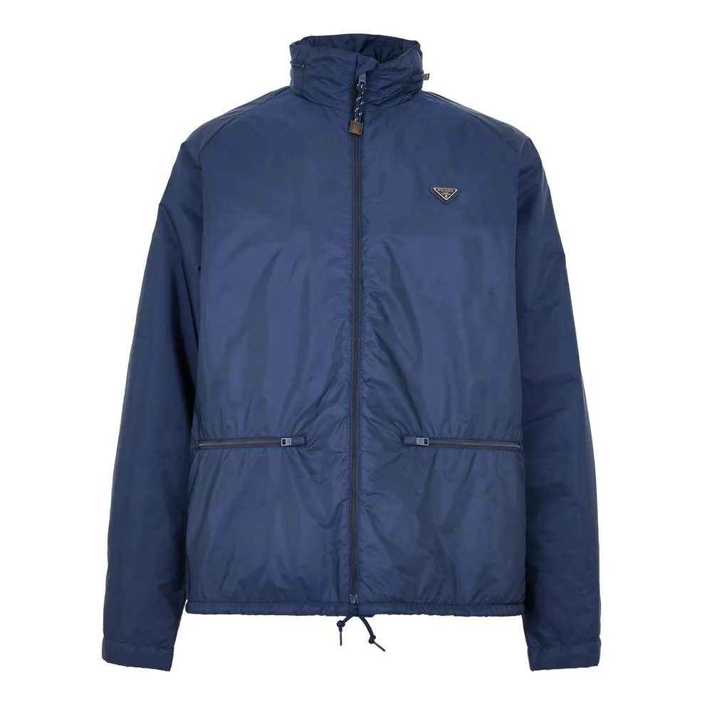 Prada Men's Metal Tri Fold Medium Puffer Jacket