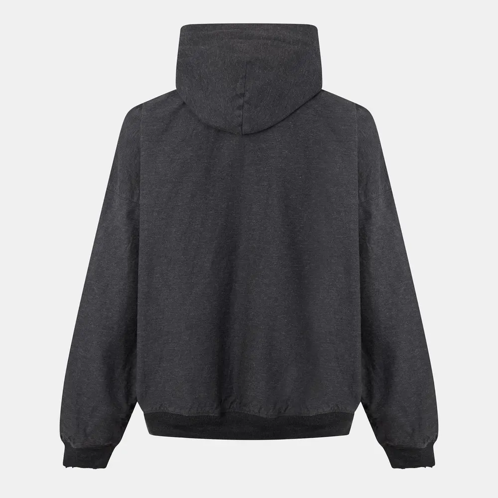 Balenciaga Men's Denim Jacket in Washed Grey, additional product view 2