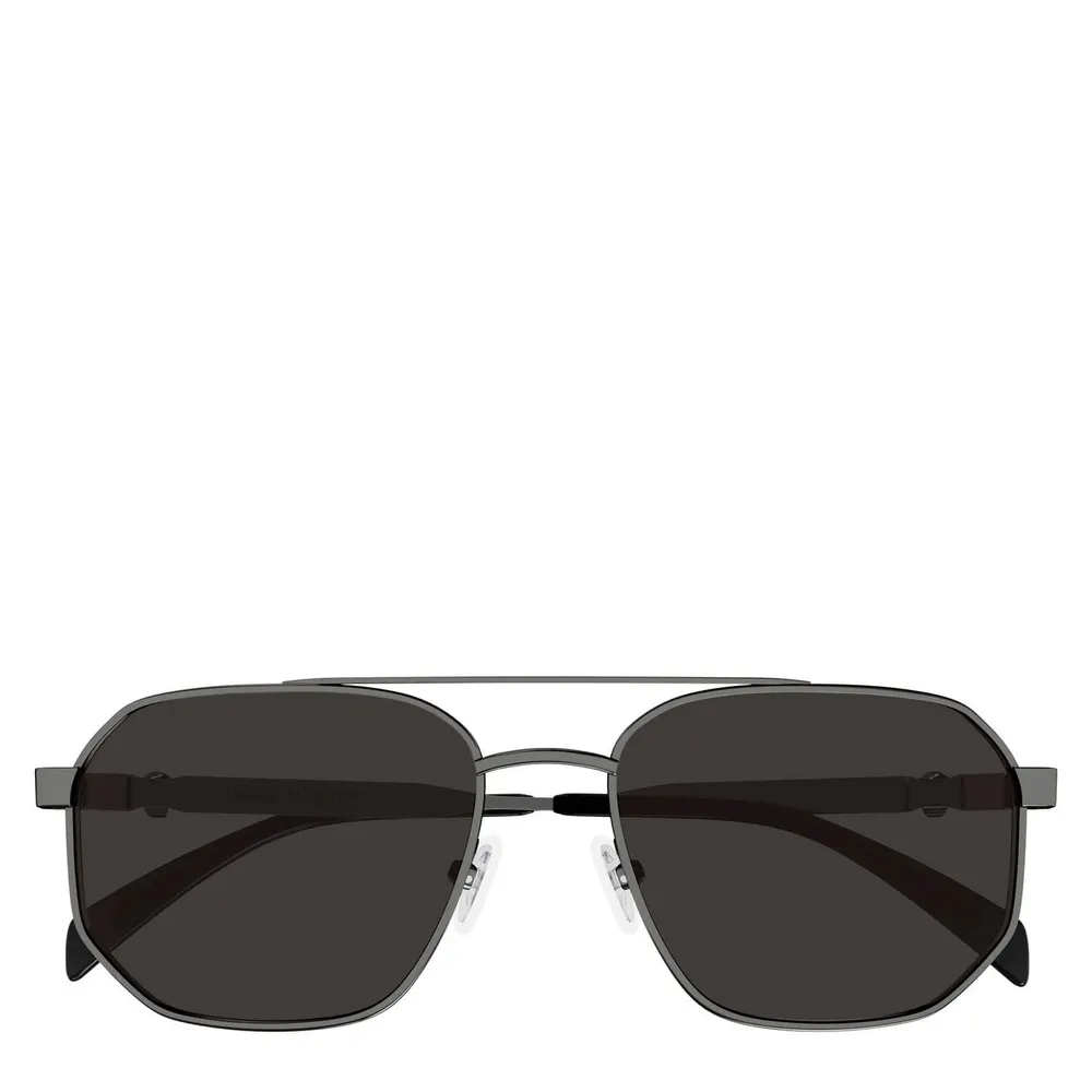 Alexander McQueen Alexander McQueen Mens AM0458S Aviator Sunglasses detail 2