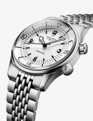 LONGINES L3.764.4.16.6 Legend Diver Stainless-Steel Automatic Watch detail 3