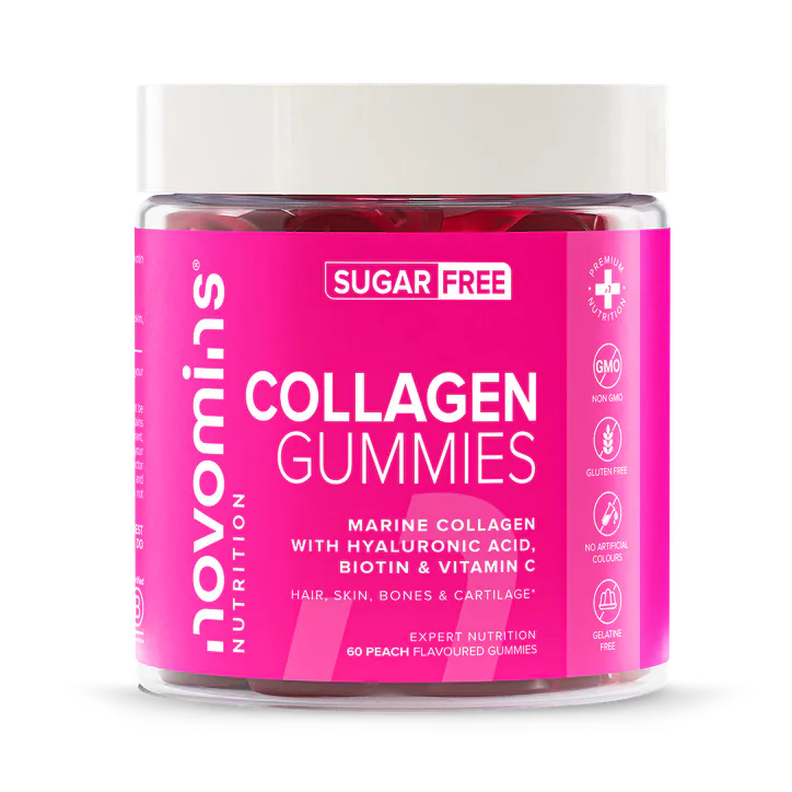 Novomins Collagen Sugar-Free Peach Flavoured 60 Gummies