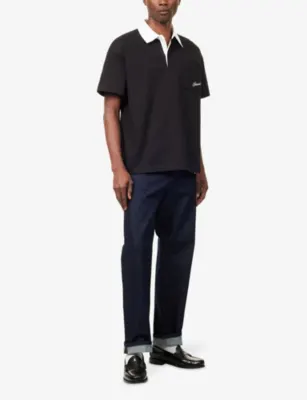 SUMMIT Rugby Short-Sleeve Cotton Polo Top detail 2