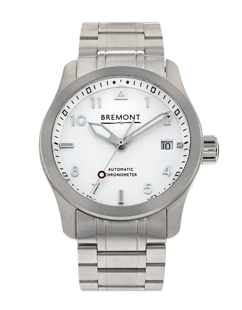Bremont Solo SOLO-37/SI/BR — 2025 — Excellent in Silver Arabic – Pre-owned watches