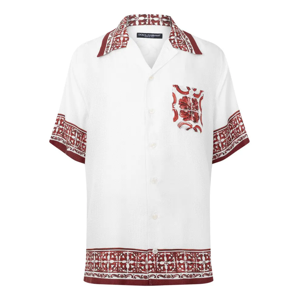 Dolce and Gabbana DG Maiolica SS Shirt Sn63