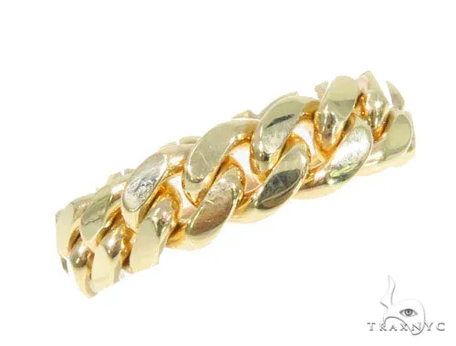 RINA - For Him FACTORY 10k Gold 6.5mm Miami Cuban Link Ring 44393 in Rose Gold / 7.5 – Ring